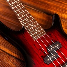 Ibanez Ibanez Gio GSR200SM Electric Bass Guitar, Charcoal Brown Burst