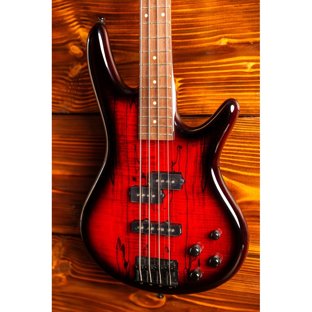 Ibanez Ibanez Gio GSR200SM Electric Bass Guitar, Charcoal Brown Burst