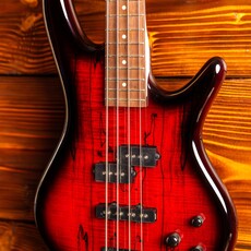 Ibanez Ibanez Gio GSR200SM Electric Bass Guitar, Charcoal Brown Burst