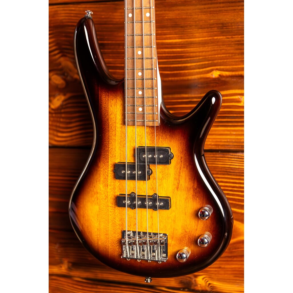 Ibanez Ibanez Mikro Gio SR20 Short-Scale Electric Bass Guitar, Brown Sunburst