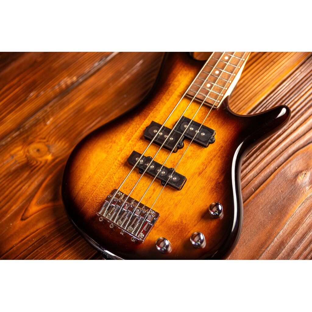 Ibanez Ibanez Mikro Gio SR20 Short-Scale Electric Bass Guitar, Brown Sunburst