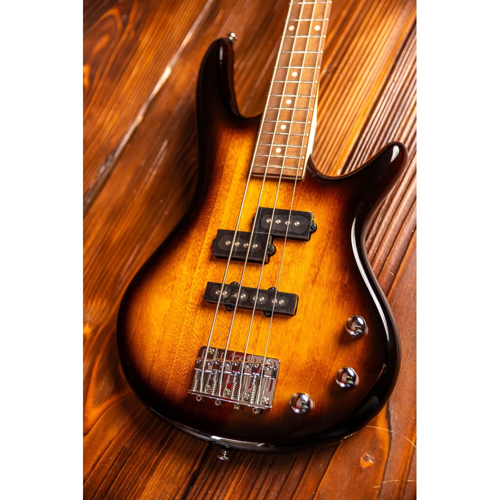 Ibanez Ibanez Mikro Gio SR20 Short-Scale Electric Bass Guitar, Brown Sunburst