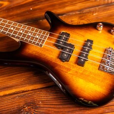 Ibanez Ibanez Mikro Gio SR20 Short-Scale Electric Bass Guitar, Brown Sunburst