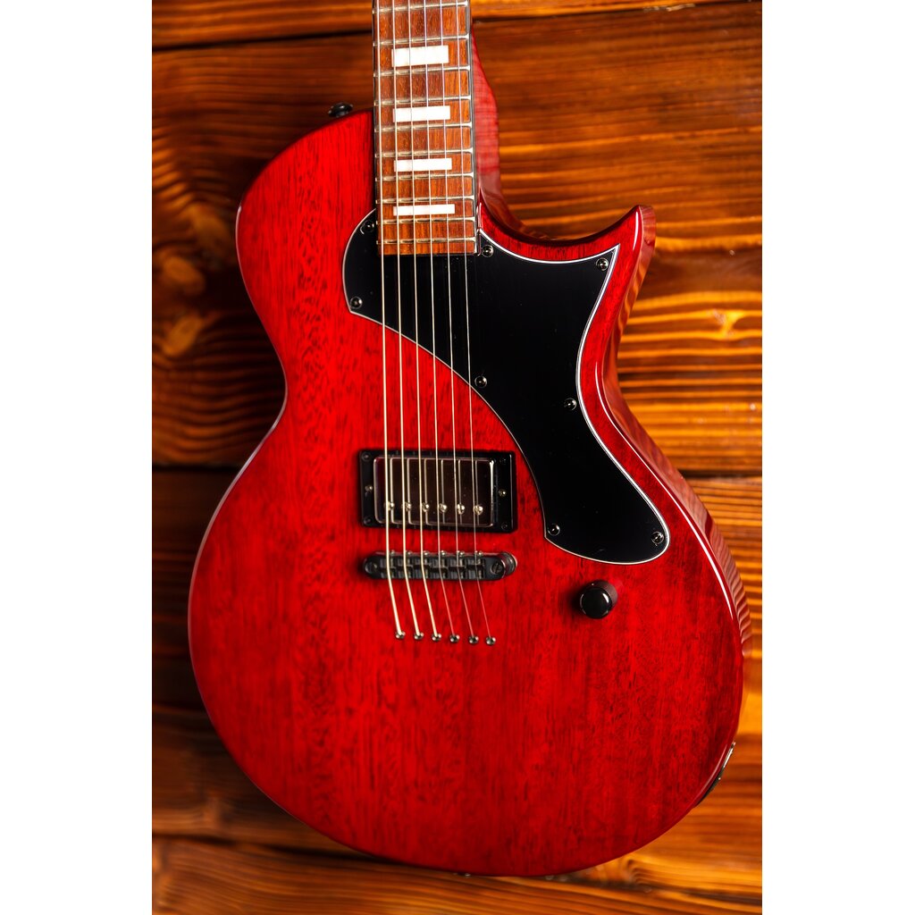 ESP/LTD LTD EC-201 Flat Top Electric Guitar, See Thru Black Cherry