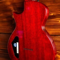 ESP/LTD LTD EC-201 Flat Top Electric Guitar, See Thru Black Cherry