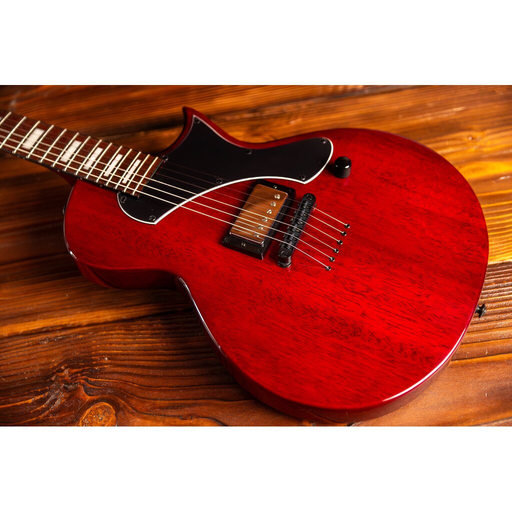 ESP/LTD LTD EC-201 Flat Top Electric Guitar, See Thru Black Cherry