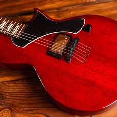 ESP/LTD LTD EC-201 Flat Top Electric Guitar, See Thru Black Cherry