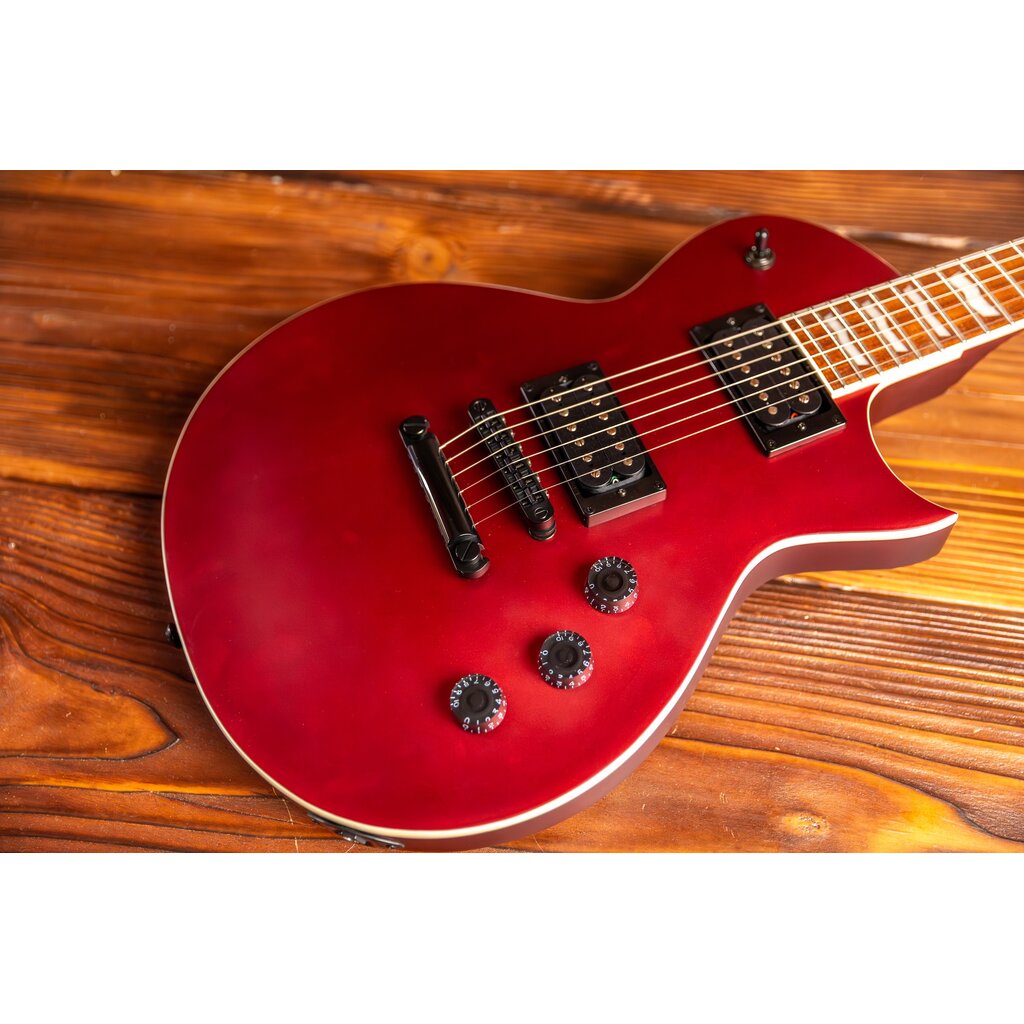 ESP/LTD LTD EC-256 Electric Guitar, Candy Apple Red Satin
