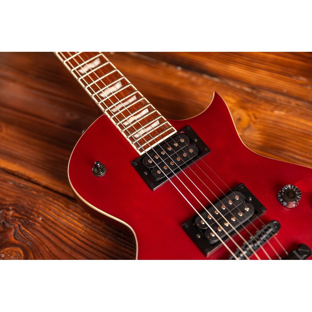 ESP/LTD LTD EC-256 Electric Guitar, Candy Apple Red Satin