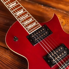 ESP/LTD LTD EC-256 Electric Guitar, Candy Apple Red Satin