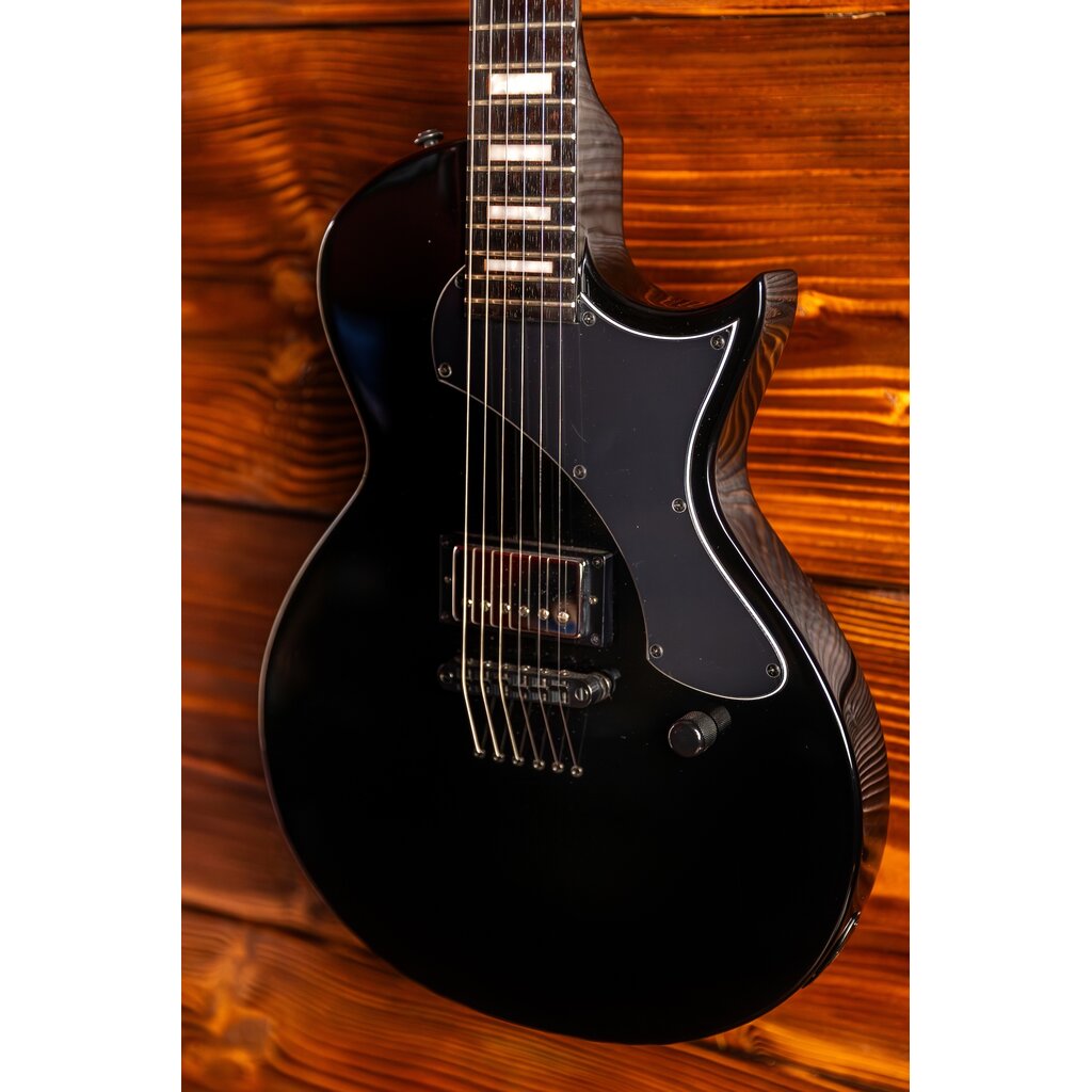 ESP/LTD LTD EC-201 Flat Top Electric Guitar, Black