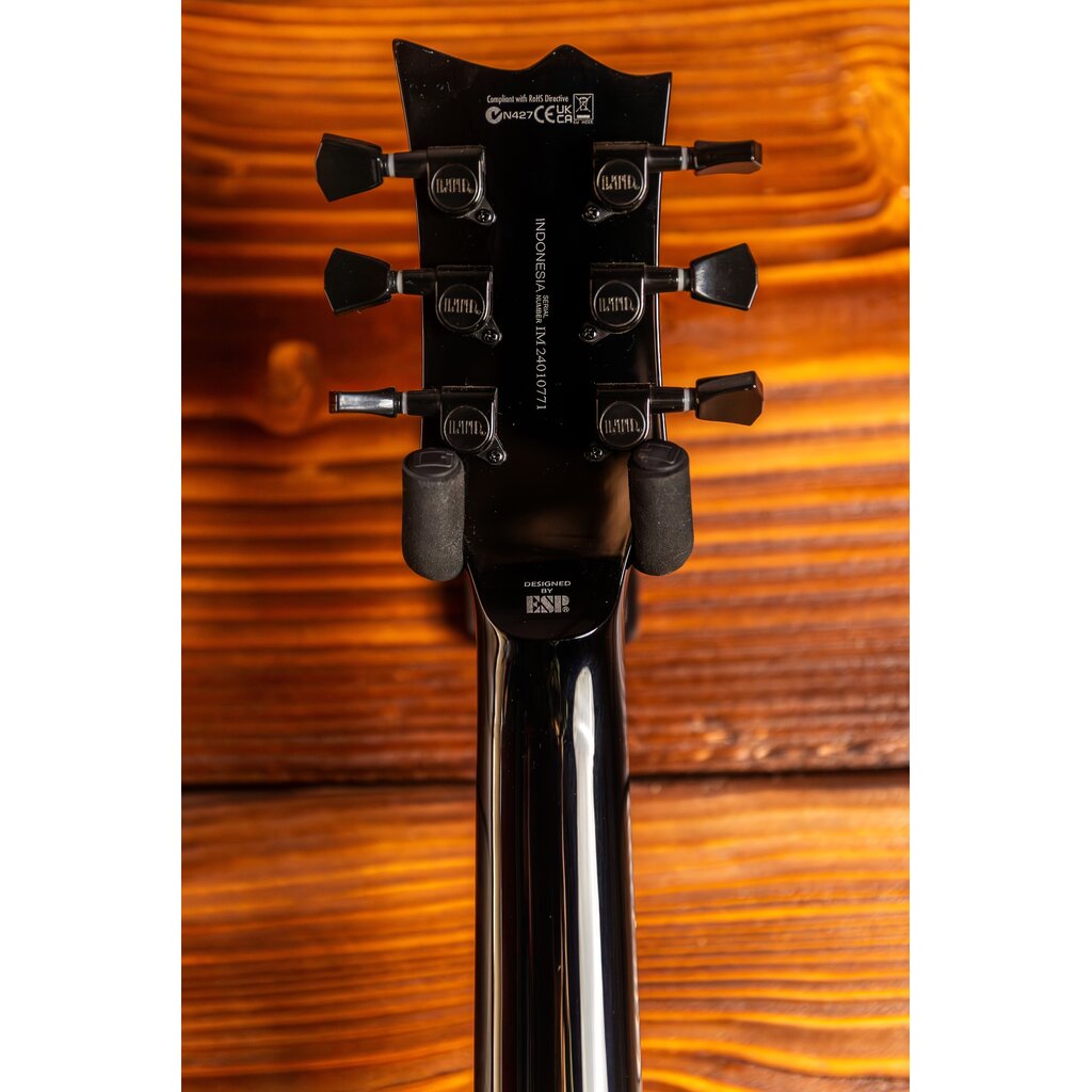 ESP/LTD LTD EC-201 Flat Top Electric Guitar, Black