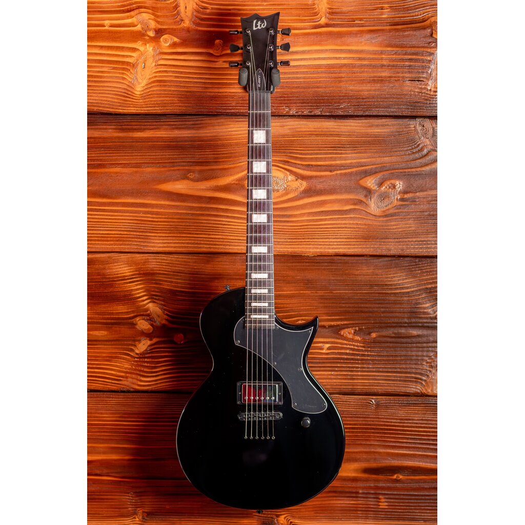 ESP/LTD LTD EC-201 Flat Top Electric Guitar, Black
