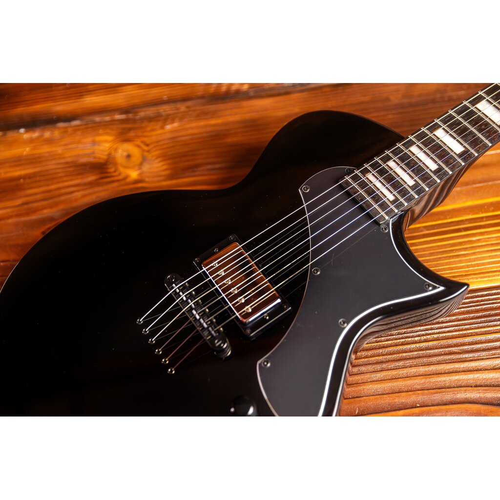 ESP/LTD LTD EC-201 Flat Top Electric Guitar, Black