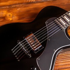 ESP/LTD LTD EC-201 Flat Top Electric Guitar, Black