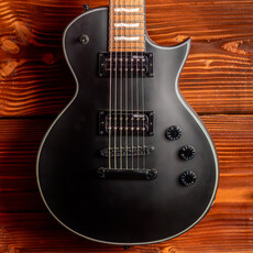 ESP/LTD LTD EC-257 7-String Electric Guitar, Black Satin