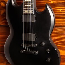 ESP/LTD LTD Viper-400 Baritone Electric Guitar, Black Satin