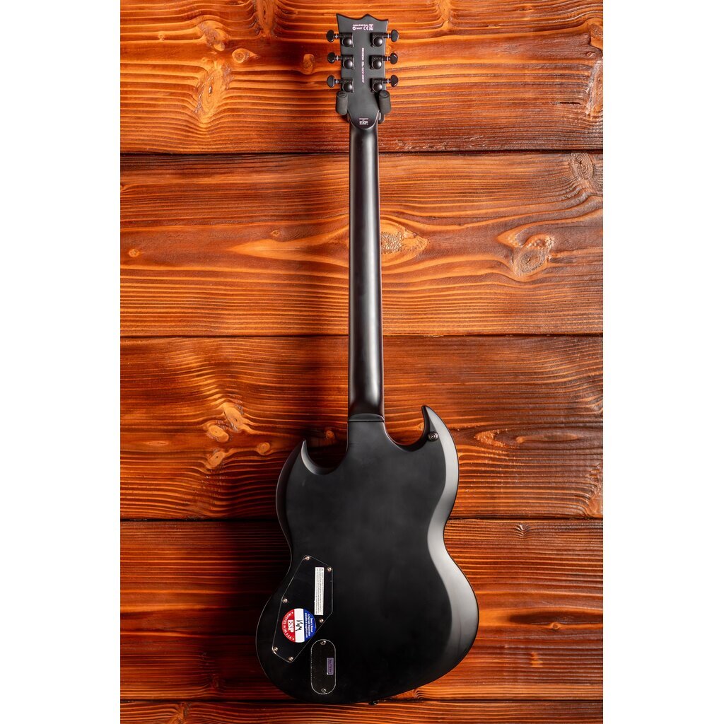 ESP/LTD LTD Viper-400 Baritone Electric Guitar, Black Satin
