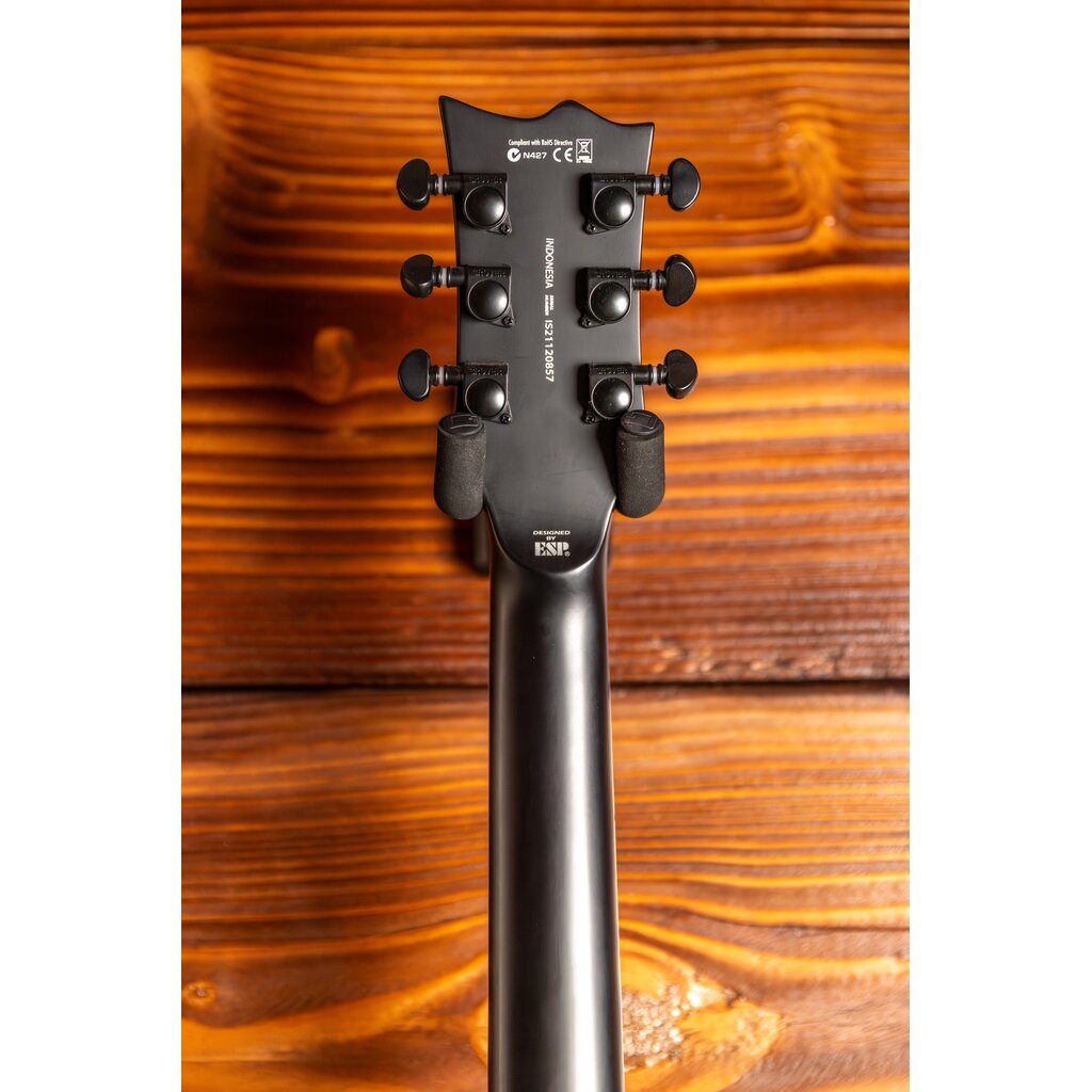 ESP/LTD LTD Viper-400 Baritone Electric Guitar, Black Satin