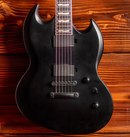 ESP/LTD LTD Viper-400 Baritone Electric Guitar, Black Satin