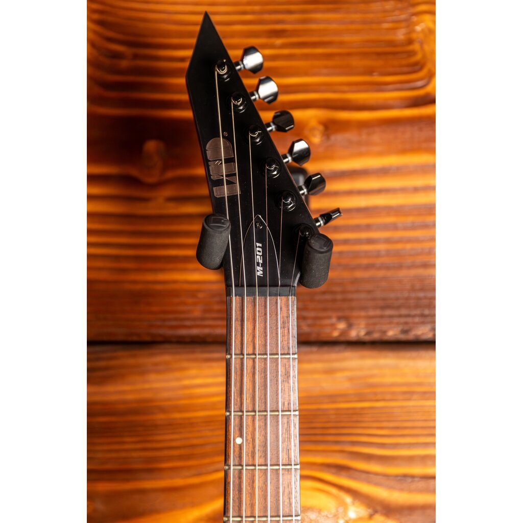 ESP/LTD LTD M-201HT Electric Guitar, Black Satin