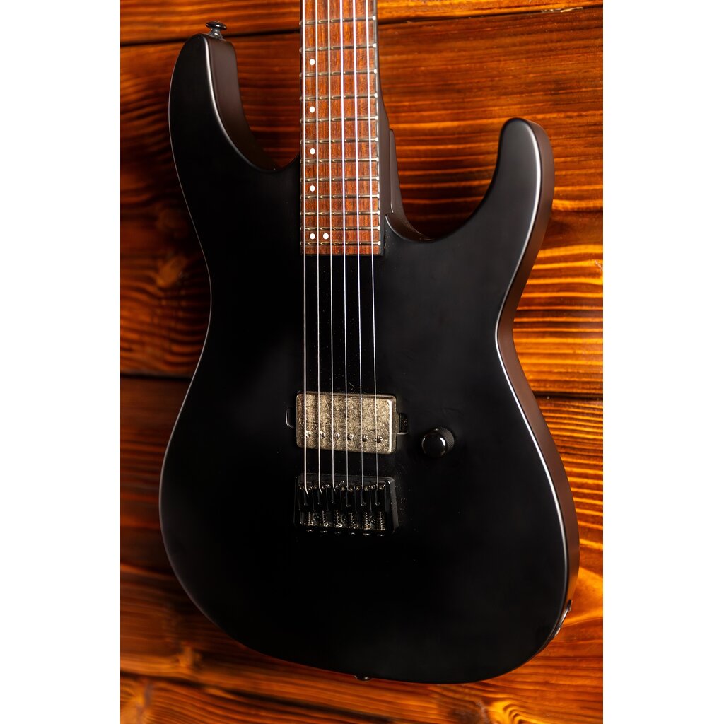 ESP/LTD LTD M-201HT Electric Guitar, Black Satin