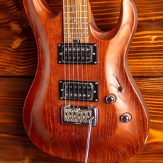 Aria Aria Pro II MAC DLX Electric Guitar, Brown