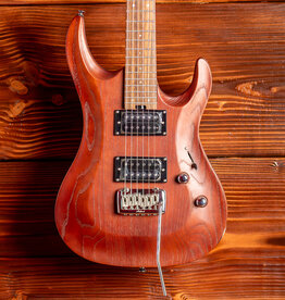 Aria Aria Pro II MAC DLX Electric Guitar, Brown