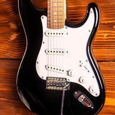 Aria Aria Pro II STG Series Electric Guitar, Black