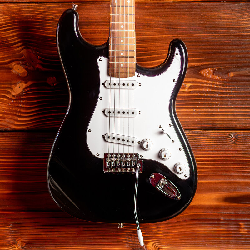 Aria Aria Pro II STG Series Electric Guitar, Black