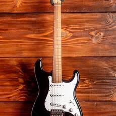 Aria Aria Pro II STG Series Electric Guitar, Black