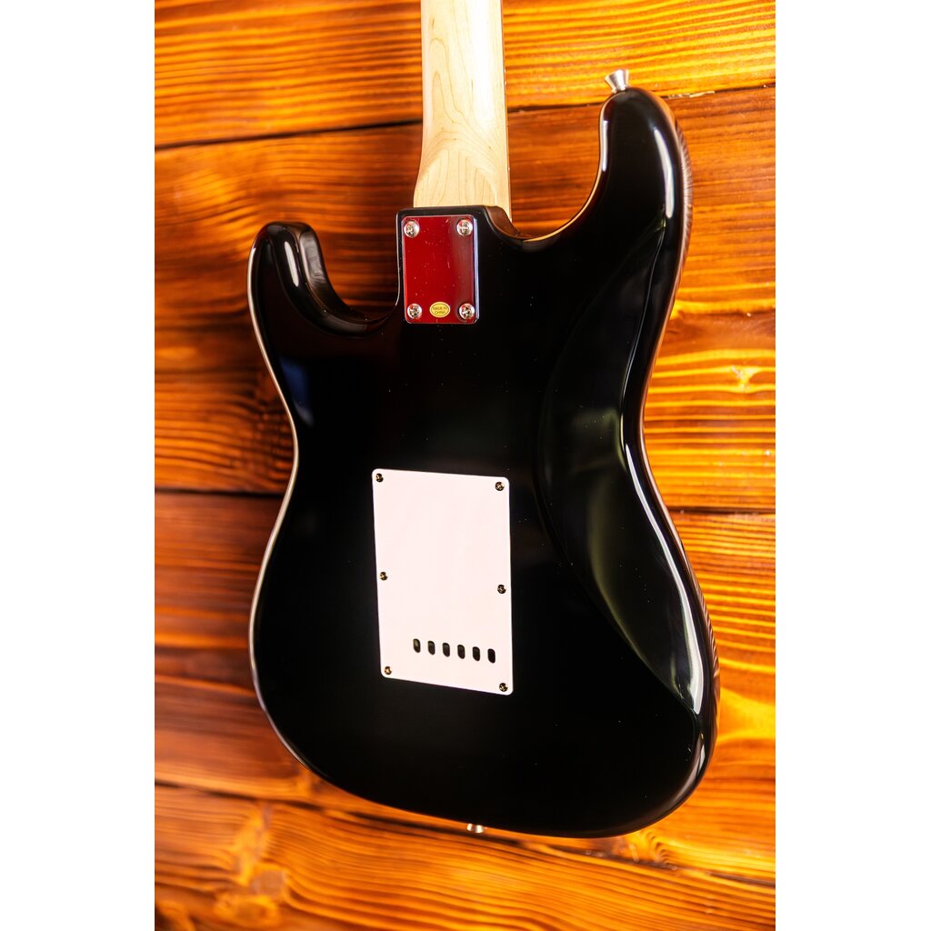 Aria Aria Pro II STG Series Electric Guitar, Black