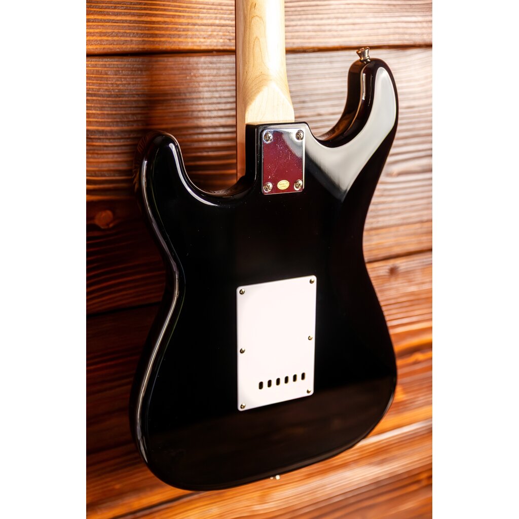 Aria Aria Pro II STG Series Electric Guitar, Black