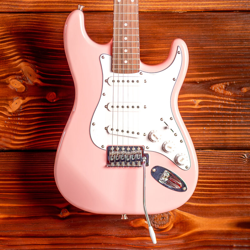 Aria Aria Pro II STG Mini 3/4 Scale Electric Guitar, Kawaii Pink