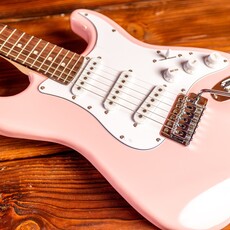 Aria Aria Pro II STG Mini 3/4 Scale Electric Guitar, Kawaii Pink