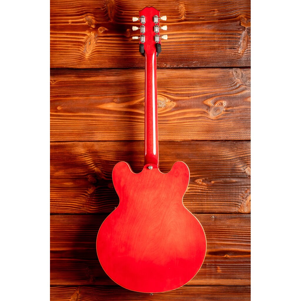 Epiphone Epiphone ES-335 Semi-Hollow Electric Guitar, Cherry (In-Store Pickup Only)