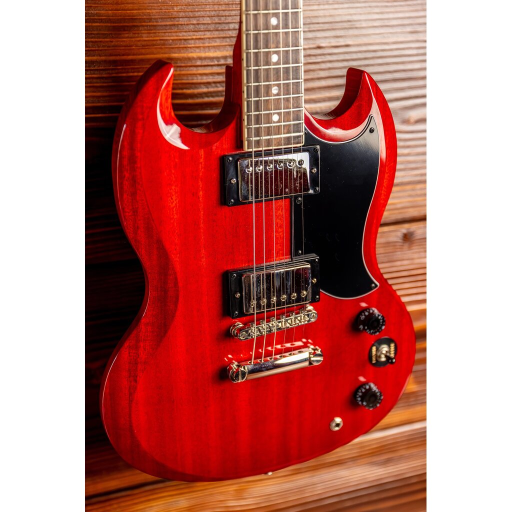 Epiphone Epiphone SG Tribute Electric Guitar, Cherry (In-Store Pickup Only)