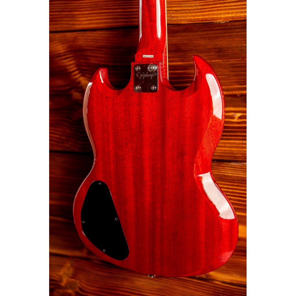 Epiphone Epiphone SG Tribute Electric Guitar, Cherry (In-Store Pickup Only)