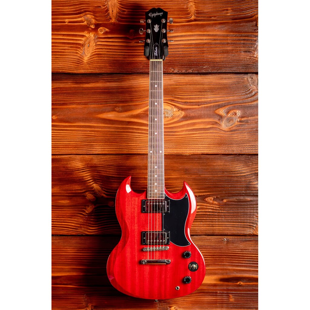 Epiphone Epiphone SG Tribute Electric Guitar, Cherry (In-Store Pickup Only)