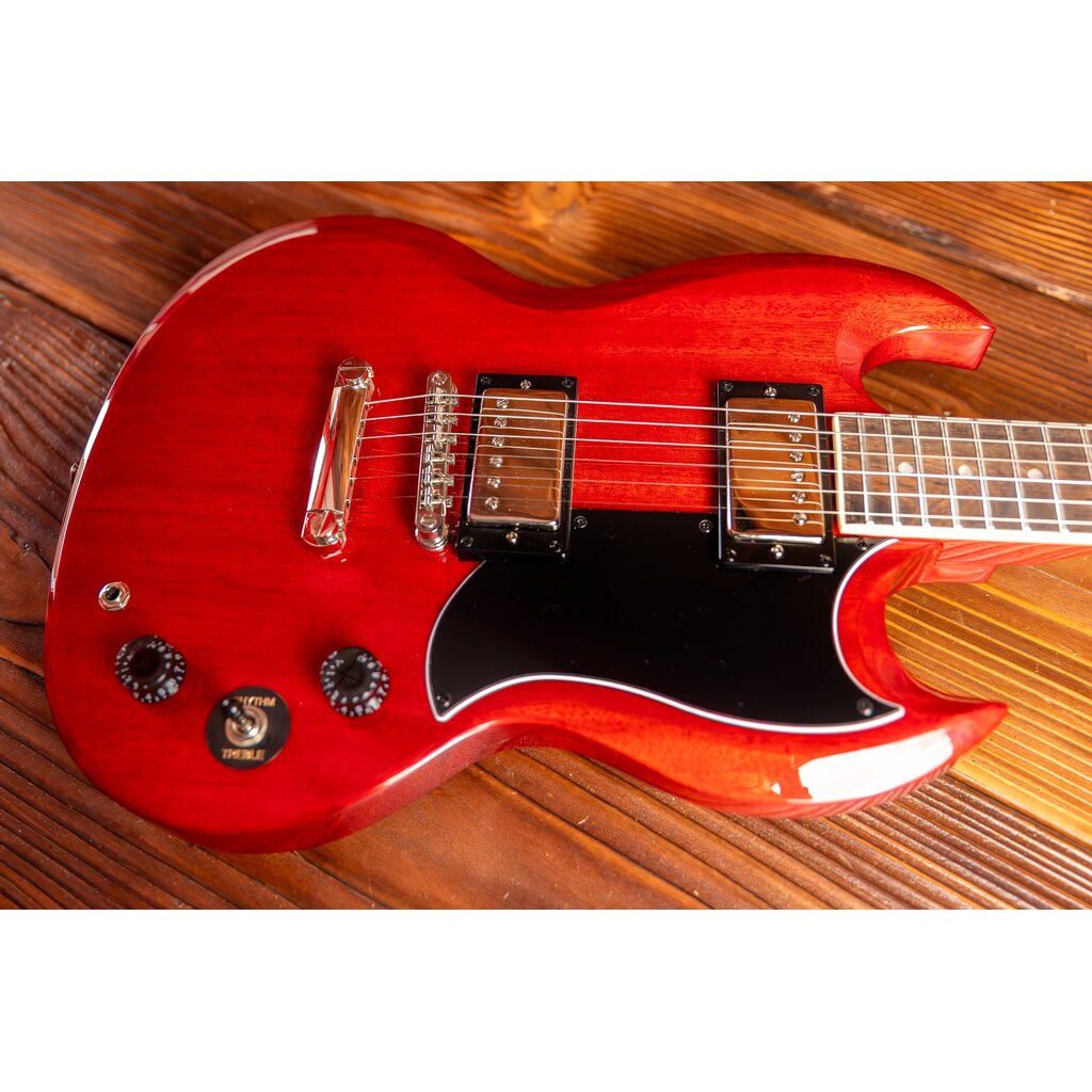 Epiphone Epiphone SG Tribute Electric Guitar, Cherry (In-Store Pickup Only)