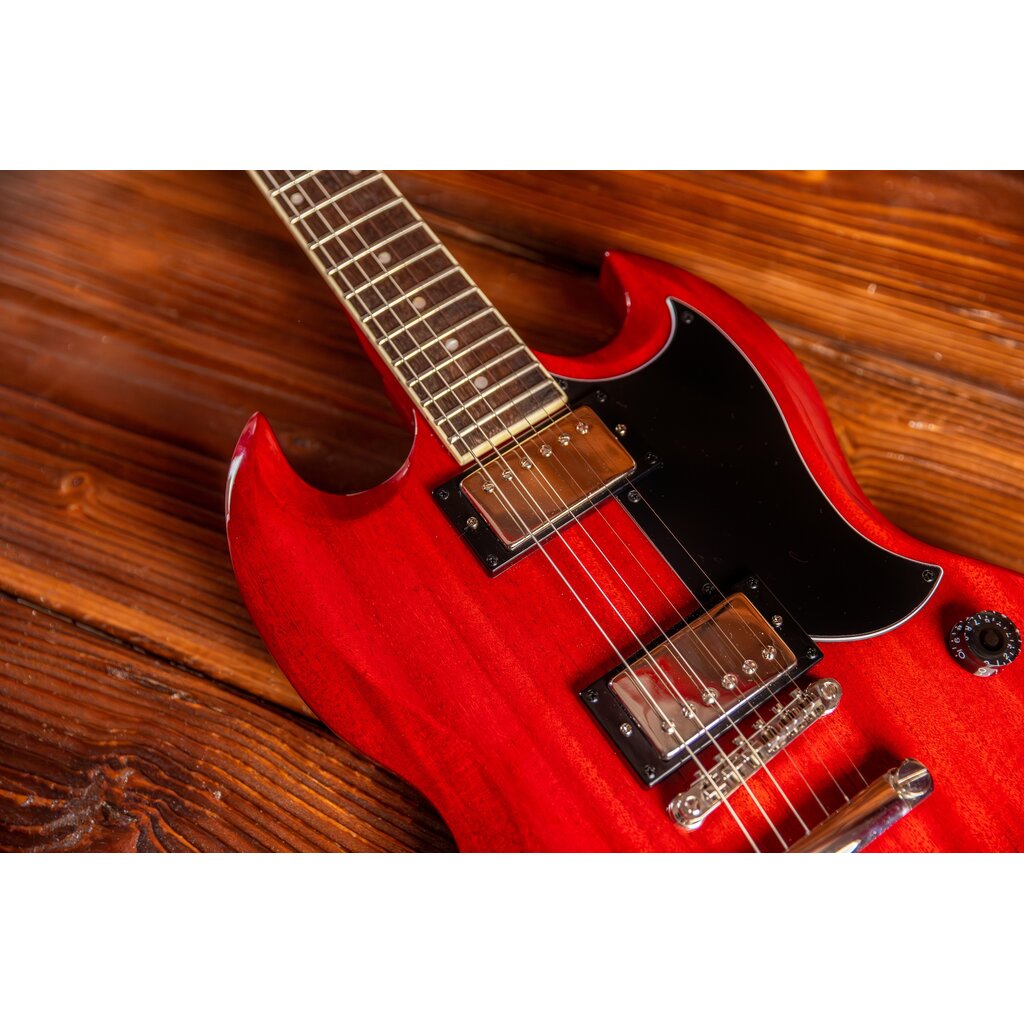 Epiphone Epiphone SG Tribute Electric Guitar, Cherry (In-Store Pickup Only)