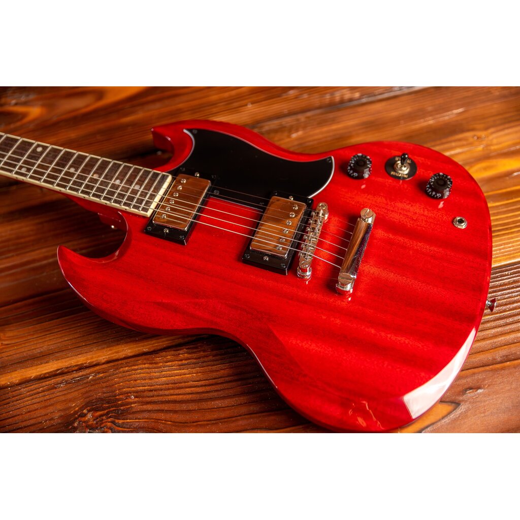 Epiphone Epiphone SG Tribute Electric Guitar, Cherry (In-Store Pickup Only)