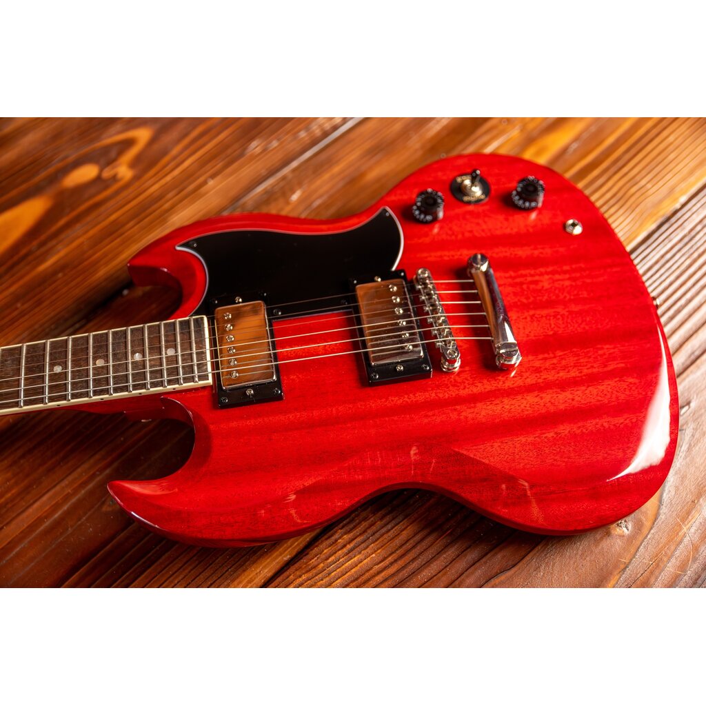 Epiphone Epiphone SG Tribute Electric Guitar, Cherry (In-Store Pickup Only)