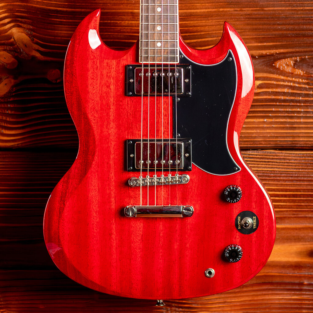 Epiphone Epiphone SG Tribute Electric Guitar, Cherry (In-Store Pickup Only)
