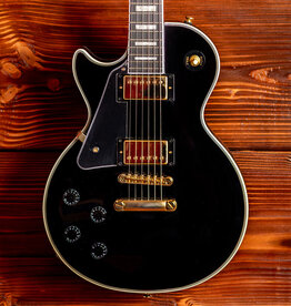 Epiphone Epiphone Les Paul Custom Left-Handed Electric Guitar, Ebony (In-Store Pickup Only)