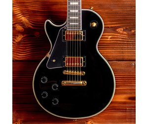 Epiphone Les Paul Custom Left-Handed Electric Guitar, Ebony