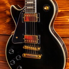 Epiphone Epiphone Les Paul Custom Left-Handed Electric Guitar, Ebony (In-Store Pickup Only)