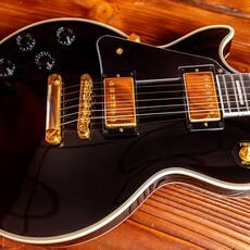 Epiphone Epiphone Les Paul Custom Left-Handed Electric Guitar, Ebony (In-Store Pickup Only)