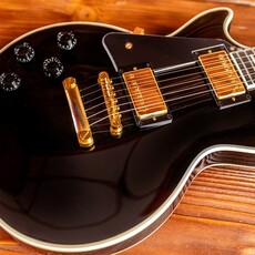Epiphone Epiphone Les Paul Custom Left-Handed Electric Guitar, Ebony (In-Store Pickup Only)