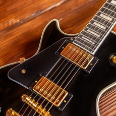Epiphone Epiphone Les Paul Custom Left-Handed Electric Guitar, Ebony (In-Store Pickup Only)